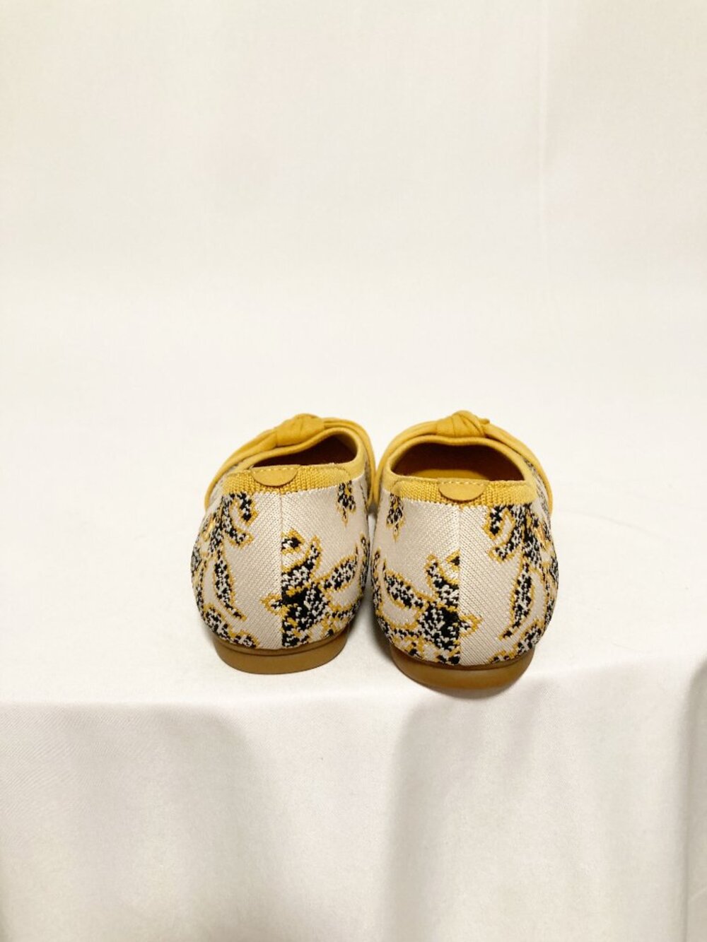 VIVAIA Bibi Almond-Toe Knotted Flats Size EU 38 US 7-7.5 - Picture 4 of 10